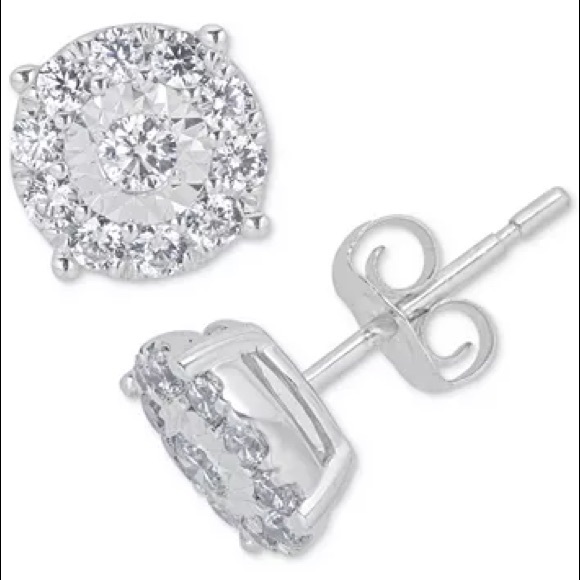 R.H. Macy & Co. Diamond 18" Necklace & Earring Set - Picture 4 of 4